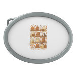 Halloween Ghost Reading Books Lover Belt Buckle