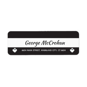 Halloween Ghost Return Address Label