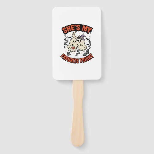 Halloween Ghost Romance Humor Hand Fan