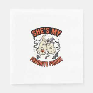 Halloween Ghost Romance Humor Napkins