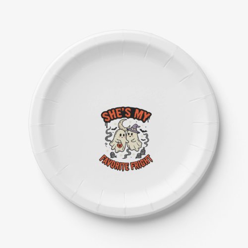 Halloween Ghost Romance Humor Paper Plates