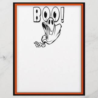Halloween Ghost says "BOO!" Flyer