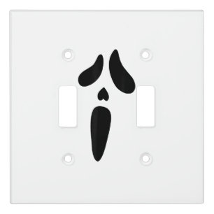Halloween Ghost Scary Face Holiday Light Switch Cover