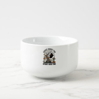 Halloween Ghost Shirt Vintage Graveyard Fun Design Soup Mug
