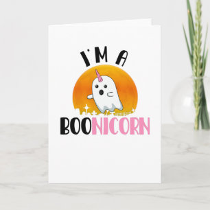 Halloween Ghost Spirit Boonicorn Unicorn Card