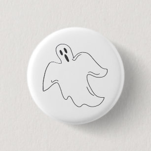 Halloween Ghost Spooky Haunted House Boo Button