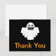 Halloween Ghost Spooky Thank You Card | Zazzle