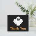 Halloween Ghost Spooky Thank You Card | Zazzle