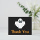 Halloween Ghost Spooky Thank You Card | Zazzle