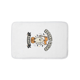 Halloween Ghost Squad Bath Mat