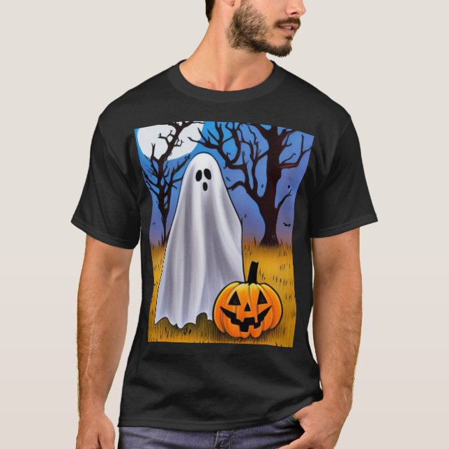 Halloween Ghost T-Shirt (Front)