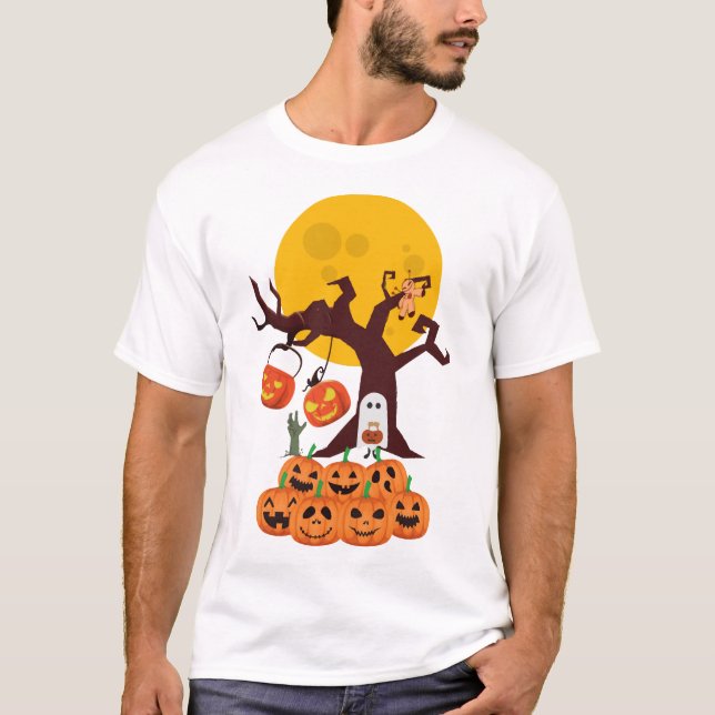 Halloween Ghost T-Shirt (Front)
