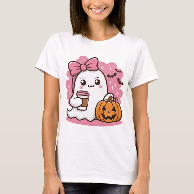 Halloween Ghost T-Shirt (Front)