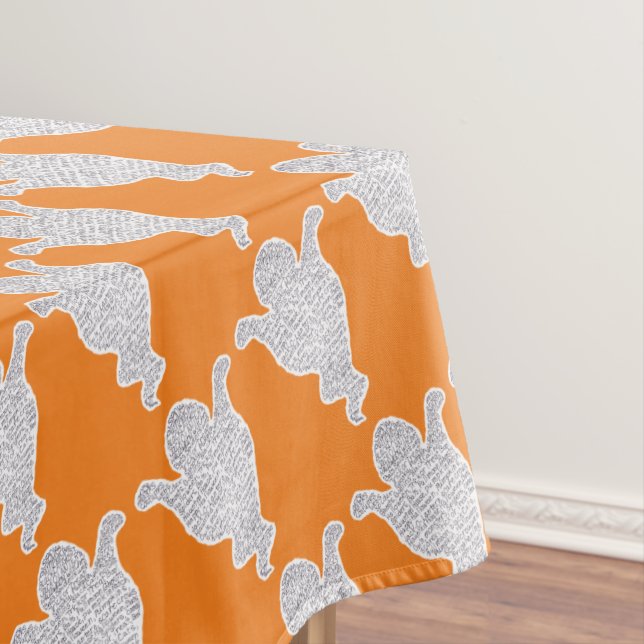 Halloween Ghost Tablecloth (In Situ)