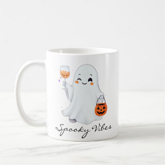 Halloween Ghost Tail Design Coffee Mug