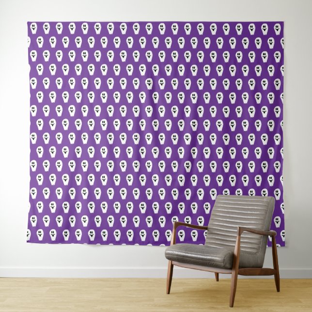 Halloween Ghost Tapestry (In Situ (Horizontal))
