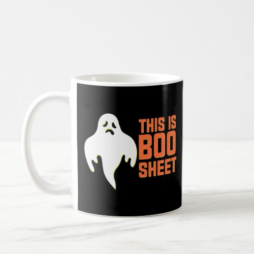 Halloween Ghost This Is Boo Sheet Skull Halloween  Coffee Mug