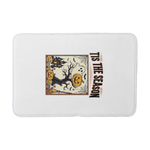 Halloween Ghost Tis The Season Haunted House_1 Bath Mat