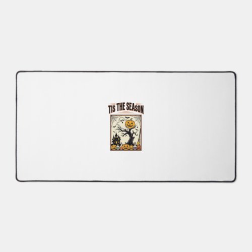 Halloween Ghost Tis The Season Haunted House_1 Desk Mat