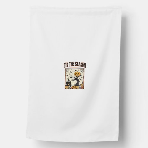 Halloween Ghost Tis The Season Haunted House_1 House Flag