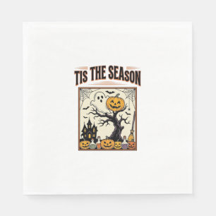 Halloween Ghost Tis The Season Haunted House_1 Napkins