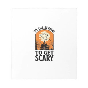 Halloween Ghost To Get Scary Vintage Spooky_1 Notepad