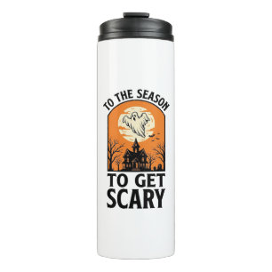 Halloween Ghost To Get Scary Vintage Spooky_1 Thermal Tumbler
