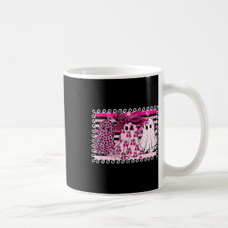 Halloween Ghost Trio With Ribbons And Bows Breast  Coffee Mug