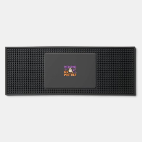Halloween Ghost Welcome My Pretties SVG Design Bar Mat
