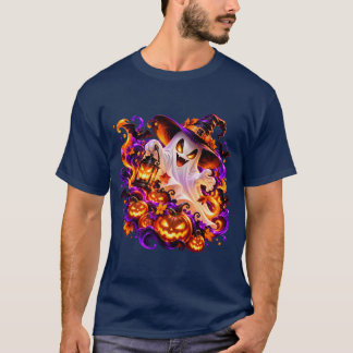 Halloween Ghost Witch T-Shirt