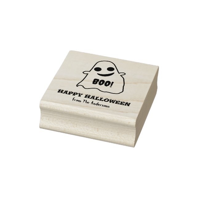 Halloween Ghost Wood Art Stamp (Stamp)