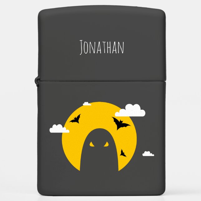 Halloween ghost zippo lighter (Front)