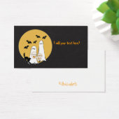 halloween ghosties on  black, (Desk)