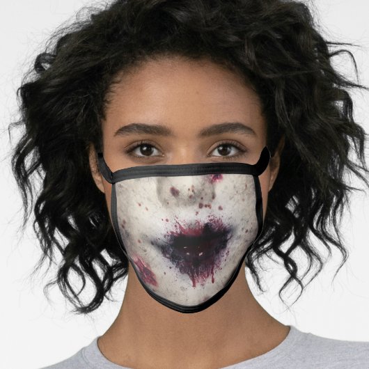 Halloween Ghostly Porcelain doll face mask (Worn Her)