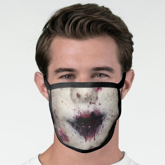 Halloween Ghostly Porcelain doll face mask (Worn Him)