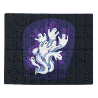 Halloween Ghosts Acrylic Jigsaw Puzzle