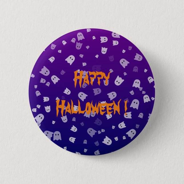 Halloween Ghosts Button (Front)