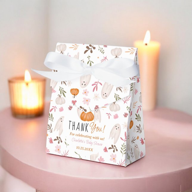 Halloween Ghosts Cute baby shower thank you Favor Boxes (Halloween Ghosts Cute baby shower thank you Favor Boxes)