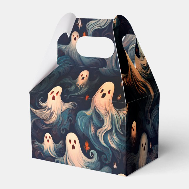 Halloween ghosts favor boxes (Front Side)