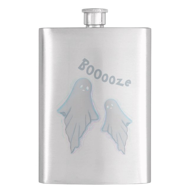 Halloween Ghosts Flask (Front)