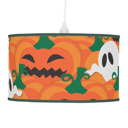 Halloween Ghosts Haunted Pumpkin Patch Ceiling Lamp