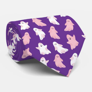 Halloween ghosts neck tie