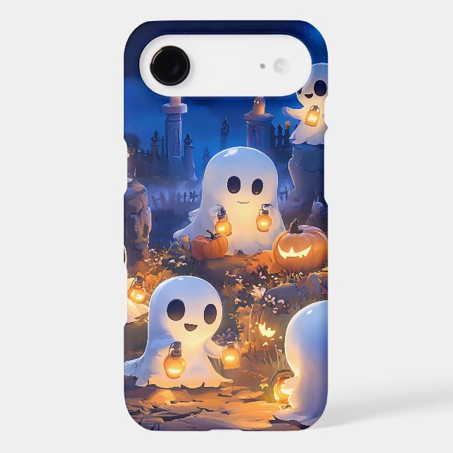 Halloween Ghosts Pumpkin Lanterns Spooky Night Case-Mate iPhone Case (Back)