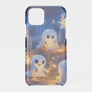 Halloween Ghosts Pumpkin Lanterns Spooky Night iPhone 11 Pro Case
