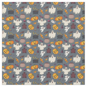 Halloween Ghosts Pumpkins Cauldrons and More Fabric