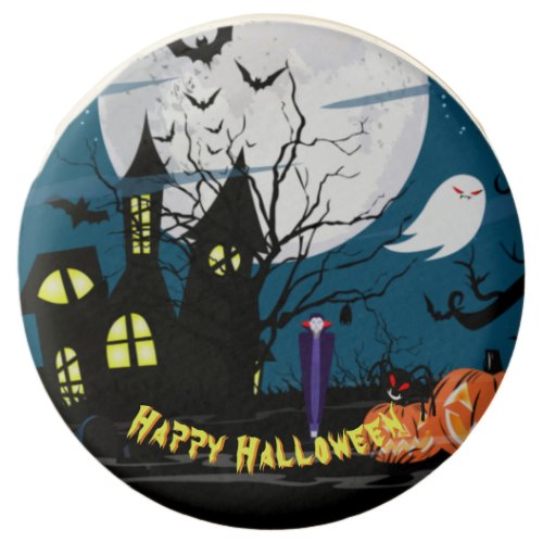 Halloween Ghosts Pumpkins Vampire Spooky House Chocolate Covered Oreo