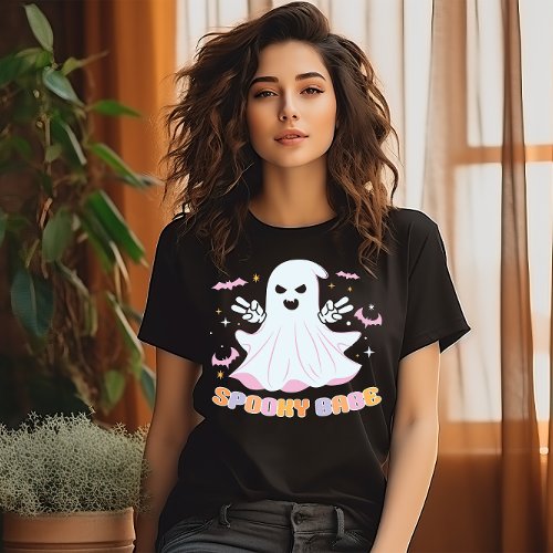 HALLOWEEN GHOSTS SPOOKY BABE T_Shirt