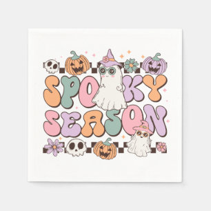 Halloween Ghosts Spooky Season Napkins