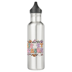Halloween Ghosts Spooky Season Stainless Steel Water Bottle