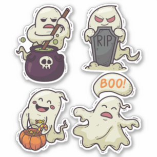 Halloween Ghosts Sticker